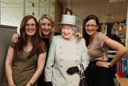 Awesome foursome: The Queen visits CBS Outdoor (well almost)