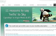 Virgin Media and Sky step up rivalry with 'reasons to switch' direct response campaigns