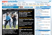 ESPN: relaunched cricket website