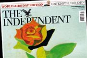 The Independent: World Aids Day issue edited by Elton John