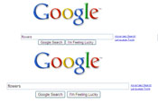 Google: unveils new search page 