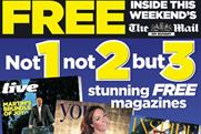 Mail on Sunday: runs full-page ad in today's Metro
