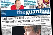The Guardian: raises cover price by 20p