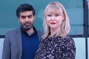 Faraaz Marghoob: seen here with CMW chief executive Liz Wilson