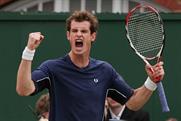 Andy Murray: without a shirt sponsor at Wimbledon