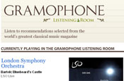 Gramaphone: unveils The Listening Room site