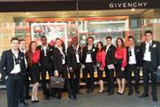 Givenchy Gentlemen (and women) outside John Lewis