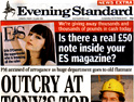 Evening Standard: launching digital music servce