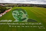 Gillette: fans help to create giant Roger Federer campaign