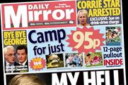 Daily Mirror: camp for 95p offer