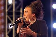 The X Factor: contestant Amy takes the stage