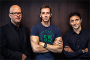 AKQA: Wharton (c) will work under Hilton (l) and Ahmed (r)
