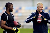 Beckhan and Bush: starring in Adidas ad