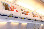 Ryanair puts ads on lockers