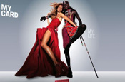 Red: Gisele starred in American Express ad