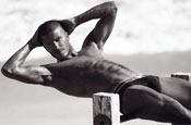 david beckham armani poster