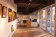 Artzu Gallery is situated within Manchester's Old Granada Studios (artzu.co.uk)