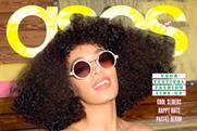Asos: Solange Knowles on the cover of the brand's magazine, June 2014 issue
