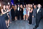 Guests raise a glass for the Event Awards 2013