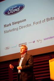 Ford of Britain marketing director Mark Simpson
