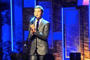 X-Factor's Joe McElderry performs 'The Climb' at A Night for Heroes produced by ESC Events