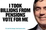 Outdoor: the Tories still use posters
