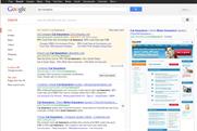 Google: price comparison engine includes sponsored boxes
