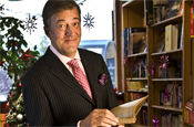 Fry: star of Marks and Spencer's festive TV ad