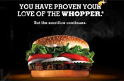 Burger King: Facebook bribe