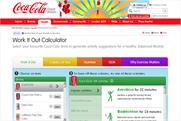 Coca-Cola: releases Work It Out calculator