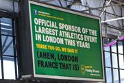 Paddy Power: King's Cross station billboard