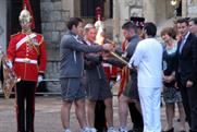 The passing of the Olympic flame