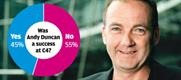 Opinion divided on whether Duncan's tenure at Channel 4 has been a success