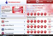Lottery app hits number two in the BR  app chart