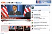 Social networking: CNN.com users offered link-up with Facebook on inauguration day