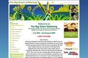 The Big Green Gathering website