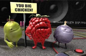 Vimto: mixed-up fruit taunt the audience