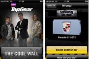 BBC Magazines: Top Gear Cool Wall iPhone app