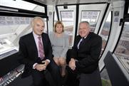 Bob Prattey, CEO, ACC Liverpool; Cllr Wendy Simon, Cabinet Member for Culture & Tourism at Liverpool City Council; Rod Holmes, Chairman, The Mersey Partnership on The Big Wheel of Liverpool