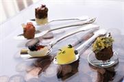 Canapé creations by Banking Hall's Caroline Gardiner and Alan Lucas 