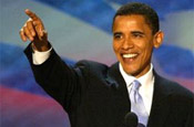 Obama: blazing a campaigning trail