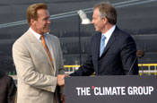 Arnie: joins Blair to support Together climate group