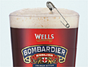 Bombardier: punk glass advertisment