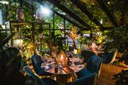 The life-sized case houses a range of live botanicals 