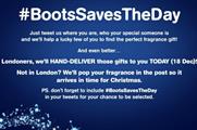 Boots' Christmas service will be available to 18 people (@BootsUK)