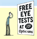 Boots Opticians: readies first website