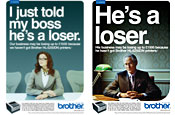 Brother: national press and outdoor campaign