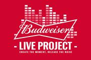 Budweiser has teamed up with Spotify to help deliver its live music project