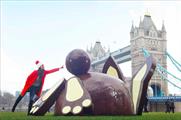 The giant, edible creation is popping up in Manchester today (18 March)