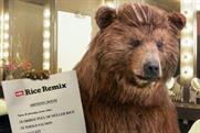 The activation featured rapping bear Tasty B